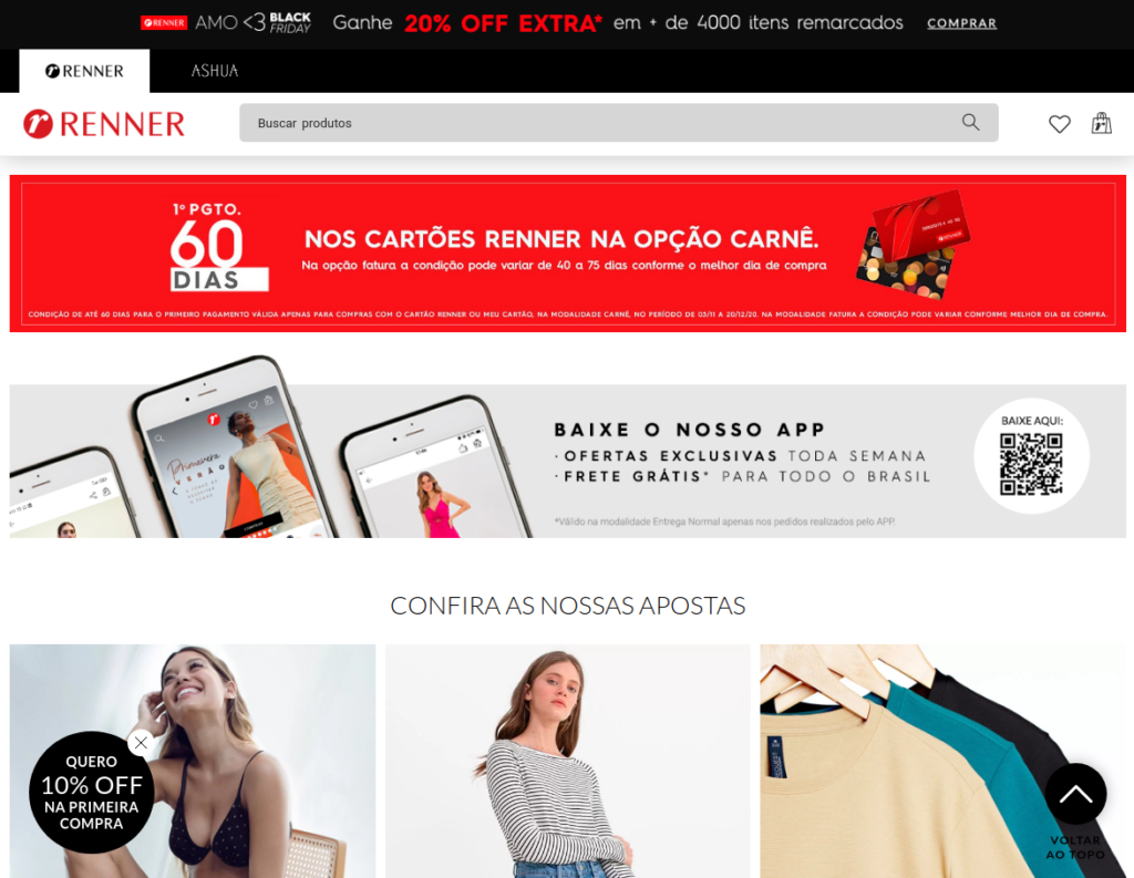 Ecommerce Lojas Renner