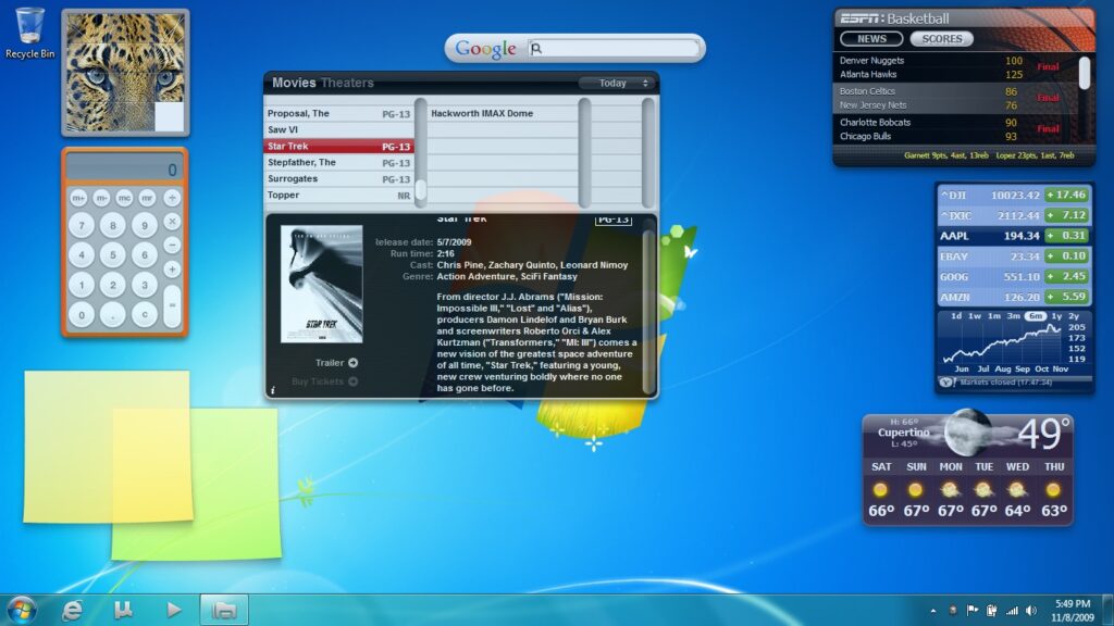Kludget Engine Widgets