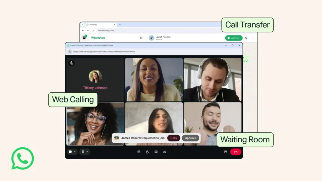 WhatsApp Web passa a permitir chamadas de voz e vídeo direto no navegador. Imagem: Reprodução
